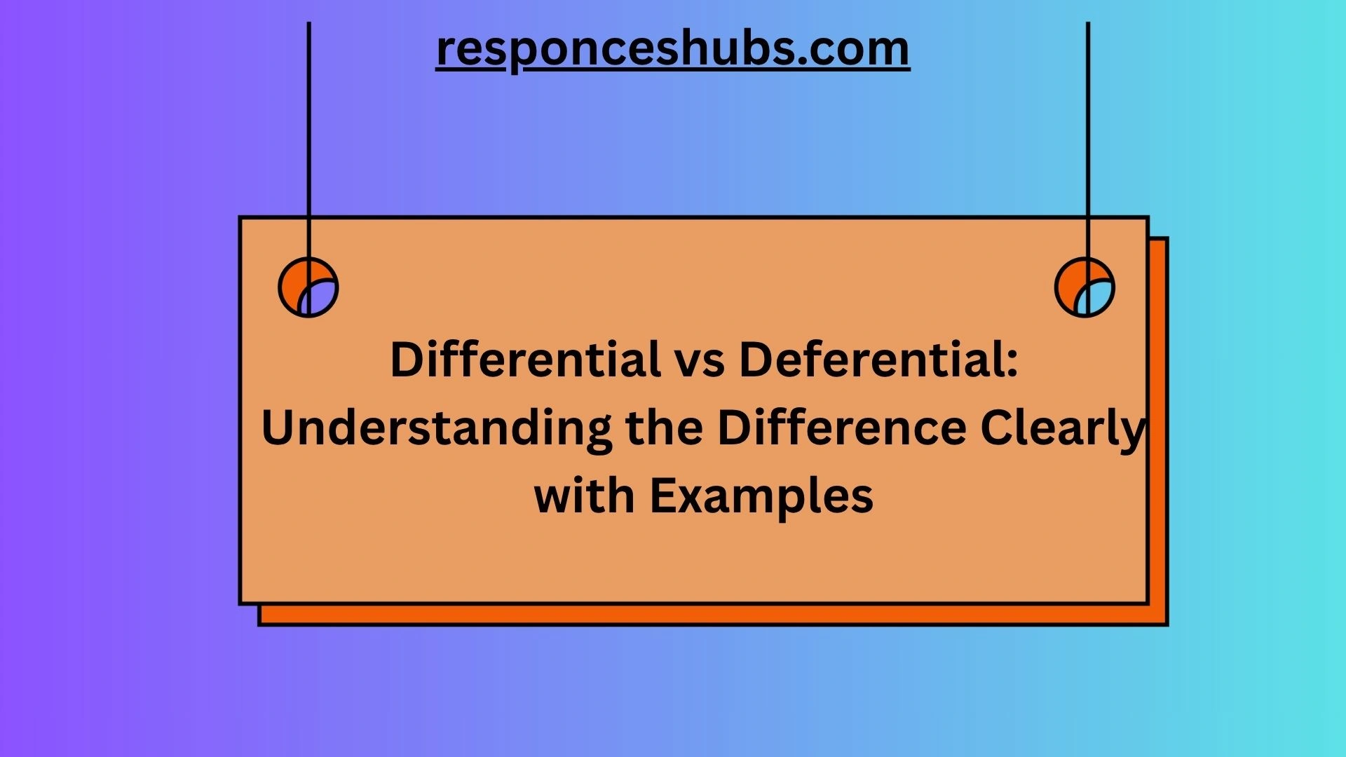 Differential vs Deferential