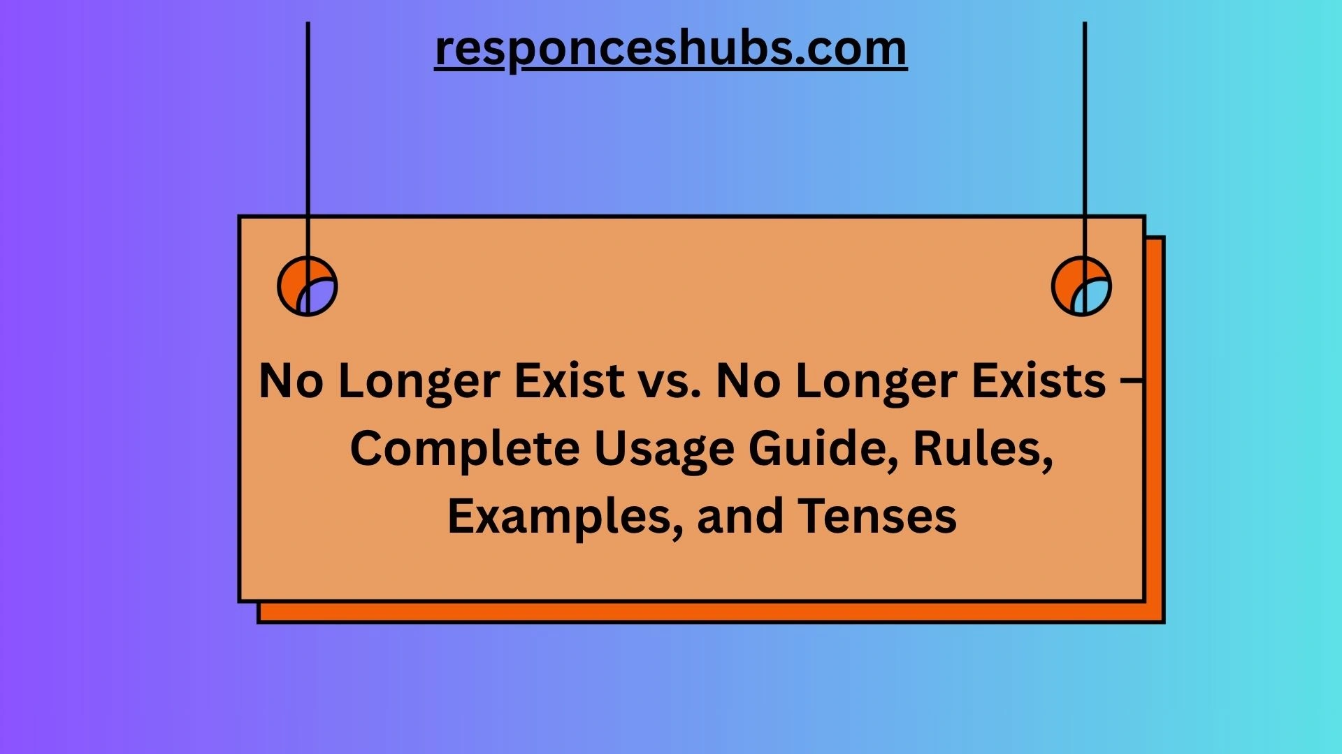 No Longer Exist vs