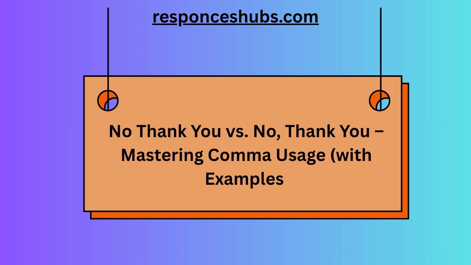 No Thank You vs