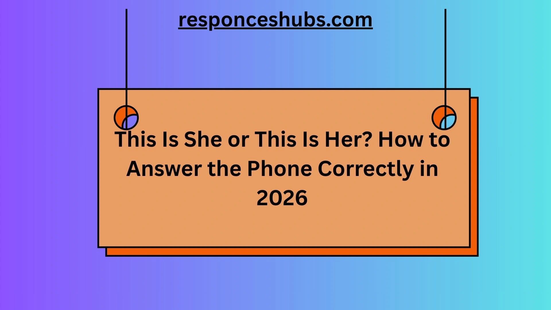 This Is She or This Is Her