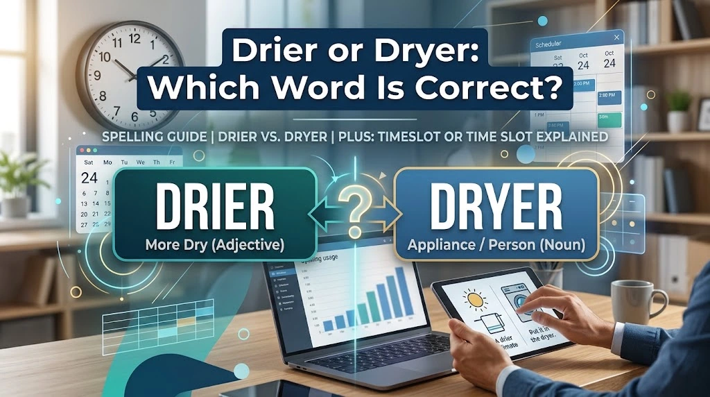 Drier or Dryer