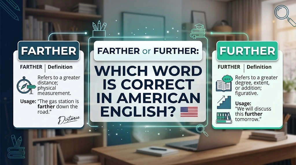 Farther or Further