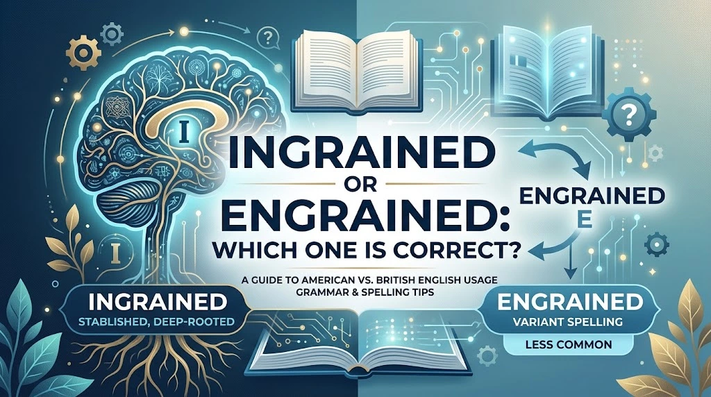 Ingrained or Engrained