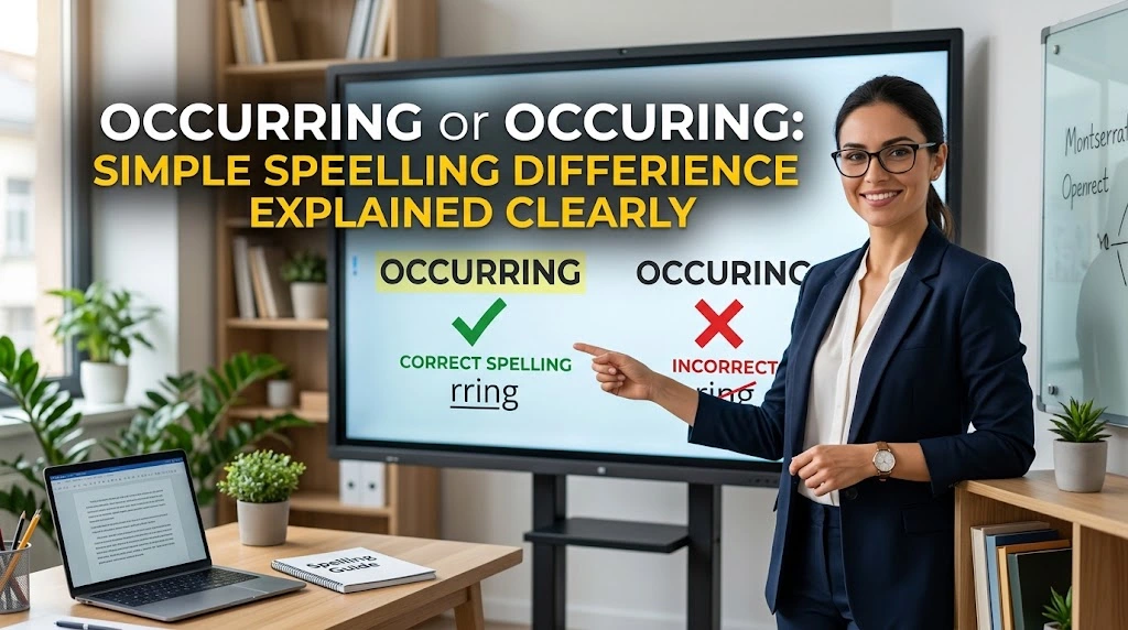Occurring or Occuring