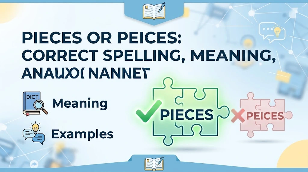 Pieces or Peices