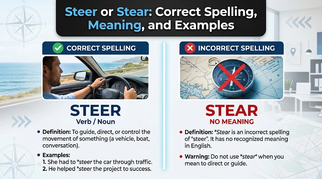 Steer or Stear
