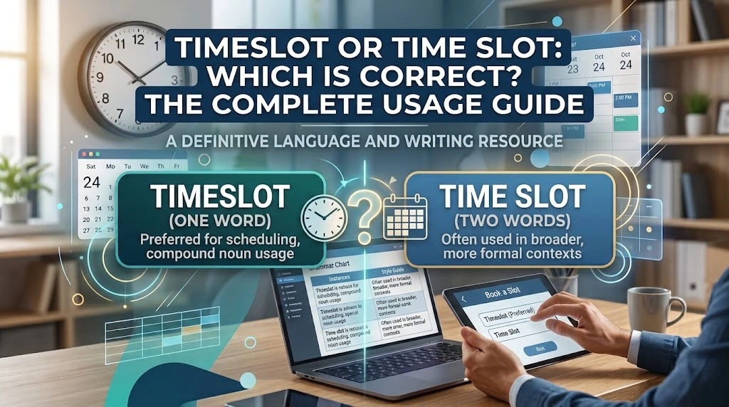 Timeslot or Time Slot