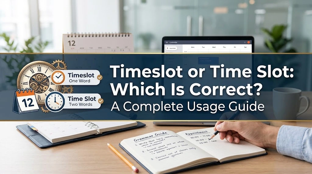 Timeslot or Time Slot