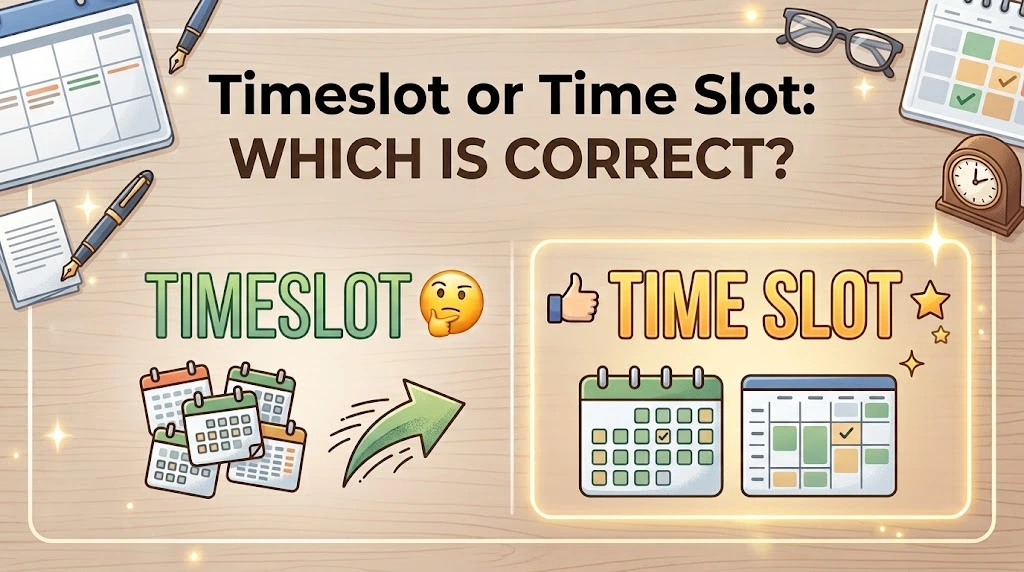 Timeslot or Time Slot