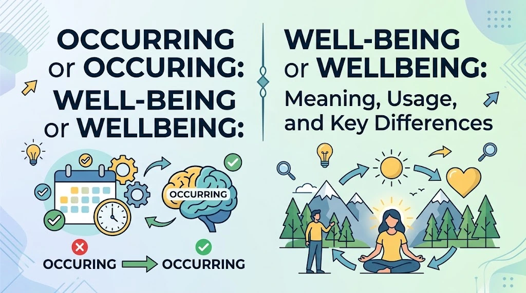 Well-being or Wellbeing